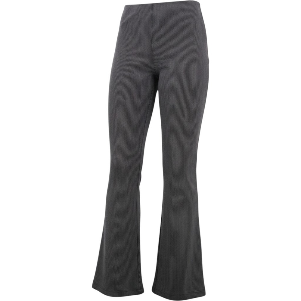 Lululemon Ribbed Flare Pants Charcoal Gray High Rise LW5GVKS Size 6